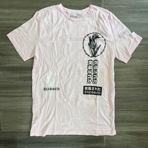 TACO TUESDAY Pink Blessed Bird of Paradise Graphic T-Shirt L